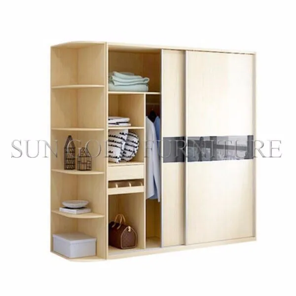 Fair Price Furniture Wardrobe Sliding Door Closet Armoire (szswe306