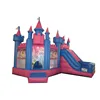 Princess theme 6*5*4m kids inflatable moonwalk jumping house bouncer with Slide inflatable bouncy castle for sale