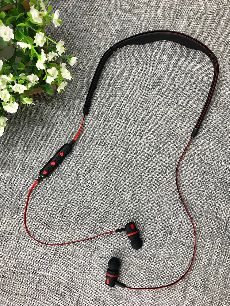 Sport Neckband Earphone 5.0 Tws Wireless Yoga Blue Tooth Earbuds