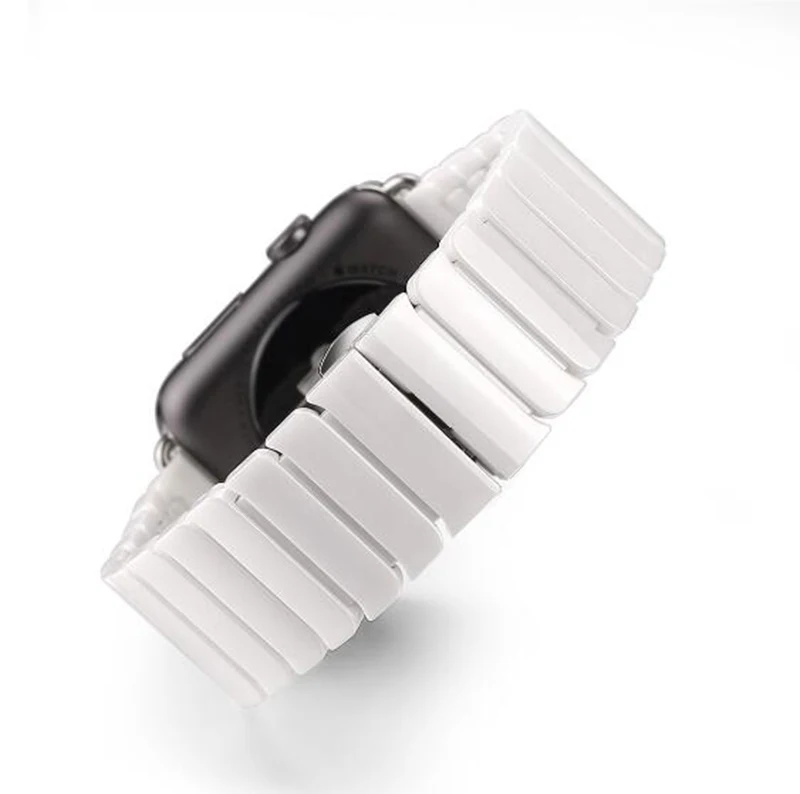 Sweatproof Interchangeable Ceramic Watch Strap Band For Apple Watch