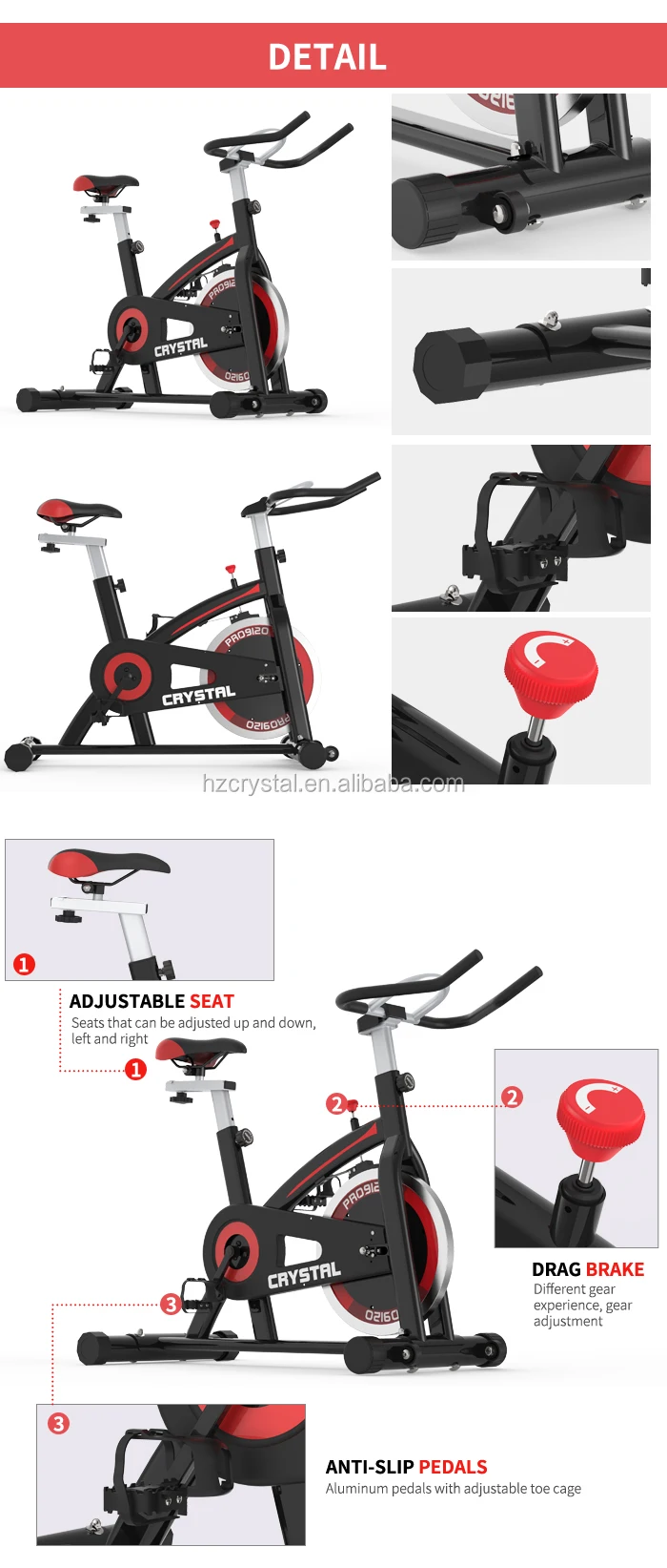 crystal spin bike