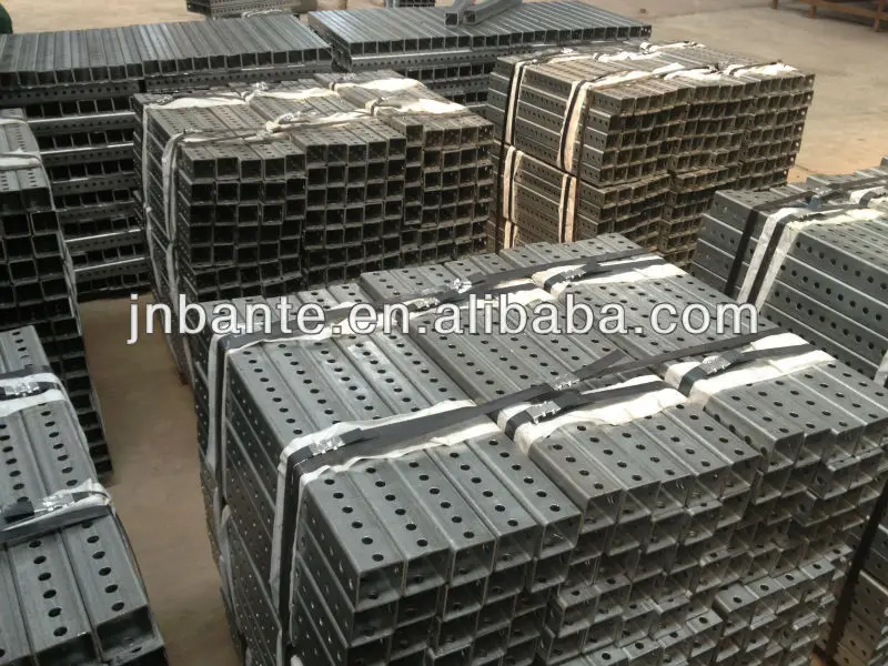 Galvanized Steel Sign Post with High Yield Strength