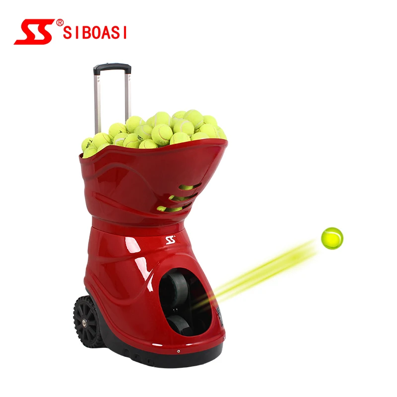

SIBOASI High end tennis ball machine for shooting S4015, Black/white/red