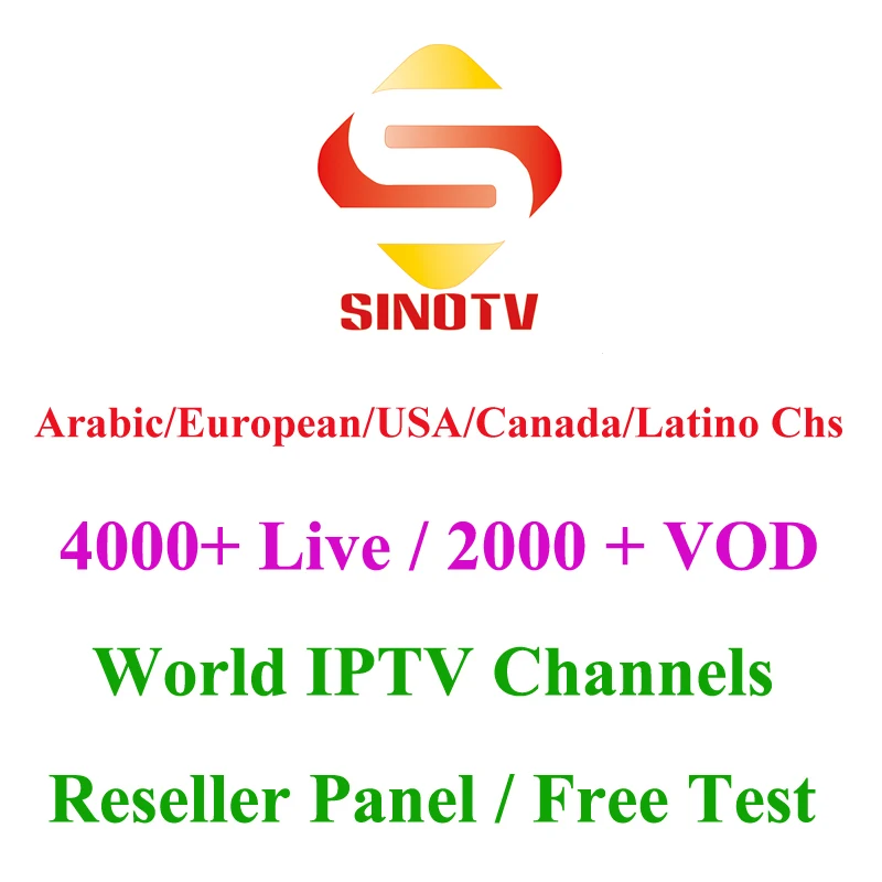 

Best SINOTV 1 Year IPTV Account FULL HD 4K IPTV Channels Arabic Netherlands Dutch UK USA Canada French IPTV Code