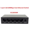 5 port 10/100Mbps ethernet switch for NVR surveillance, LANs, SOHO, IP camera,and VoIP