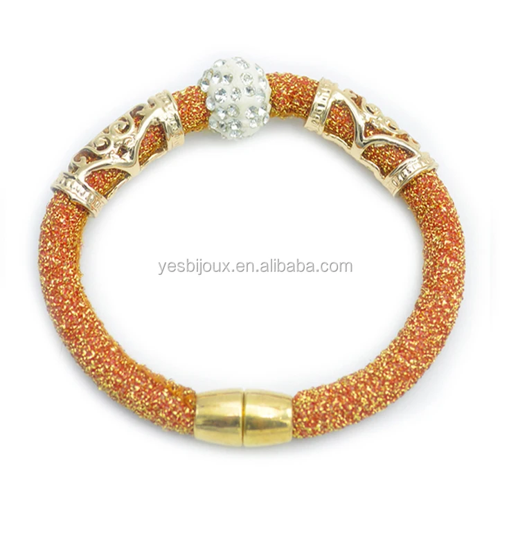 

magnet charm bracelet magnetic crystal charm bead bracelet jewelry