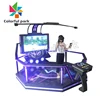 Colorful Park 9d Vr Standing up and Down Battle Gun Shooting Game Simulators for 2 Players Machine