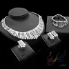 Panama gold jewelry Fashion jewelry manufacturer Evening party jewelry set