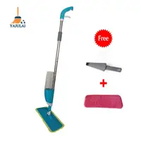 

2019 popular india online shopping household items hand free squeeze dust spray flat mop with magic mob head