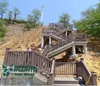 wood plastic composite decking fence wpc post railing square tube