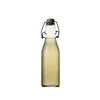 empty clear Glass cocktail bottle,beer bottle With swing top cap