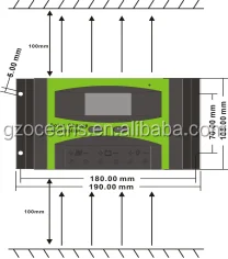 LCD display 12V 24V 10A PWM manual Solar charge Controller with USB
