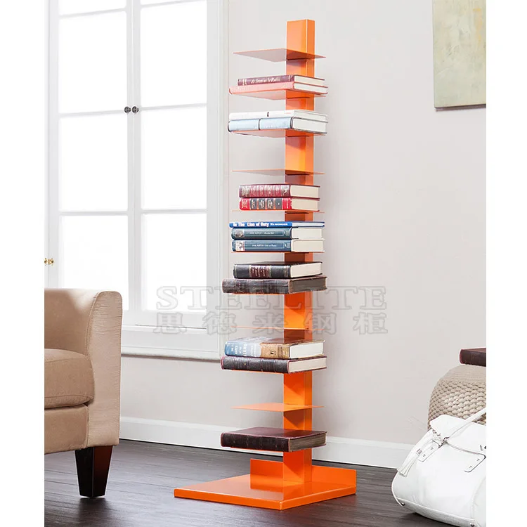 Luxury Modern Home Office Design West Elm Sapien Vertical Bookcase ...