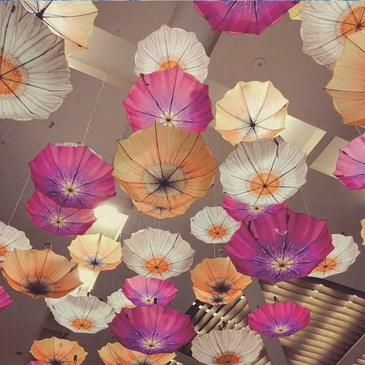 Shopping Centre Spring Summer Decor Upside Hanging Umbrella Decoration Buy Hanging Umbrella