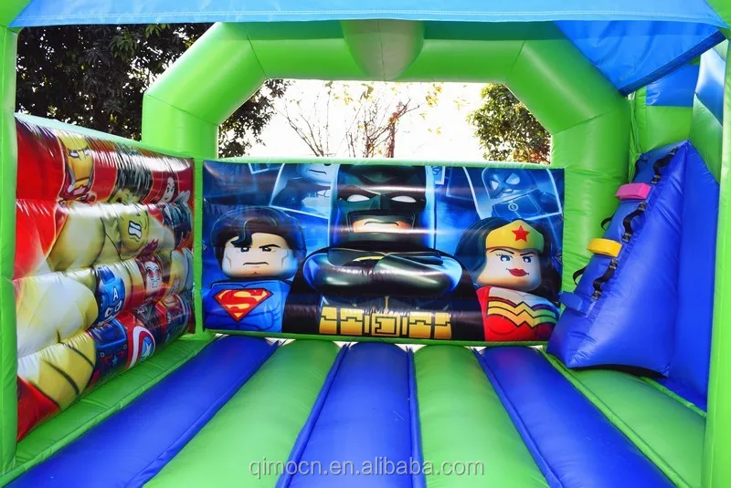 Utiliza Brincolines Comerciales Para Niños,Tobogán Inflable Y Gorila