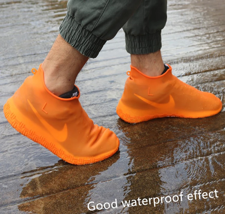 
hot sales non-slip snow running waterproof silicone shoe rain cover 