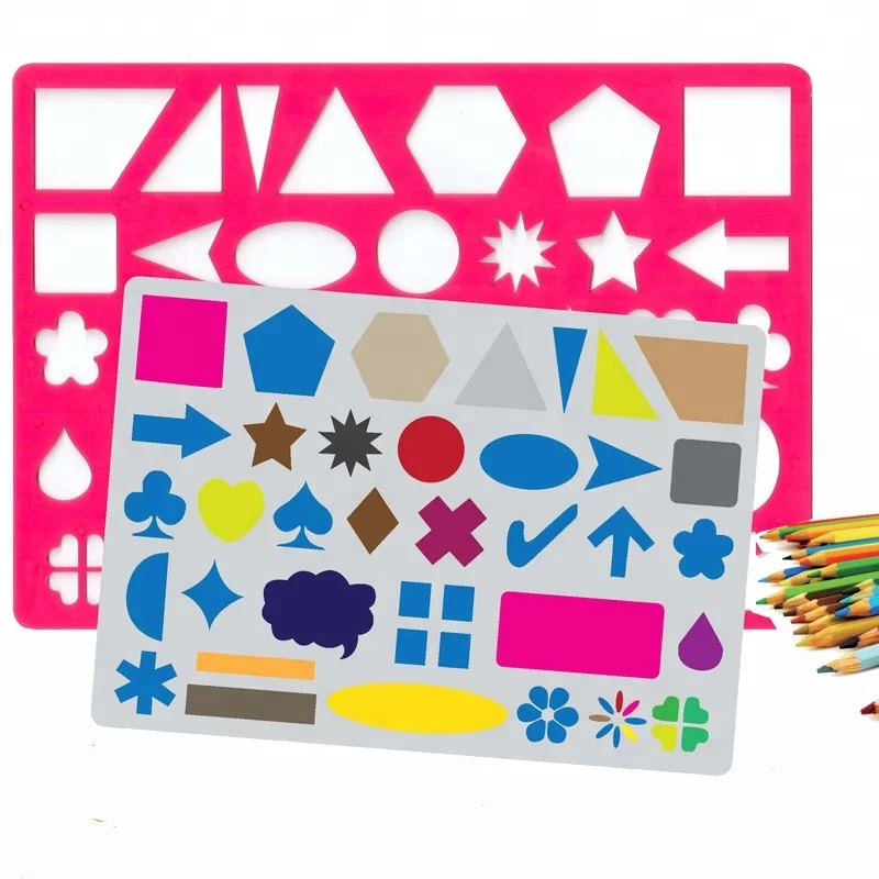 Shape Drawing Stencil / Shape Stencil/ Geometric Figure Stencil Buy