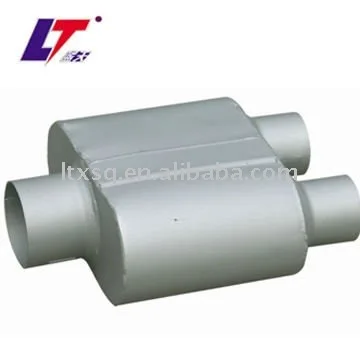 

universal car exhaust performance muffler, Silver white
