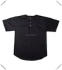 transparent mesh lining Two button designer baseball t shirts with name and number printing for streetwear hot sale