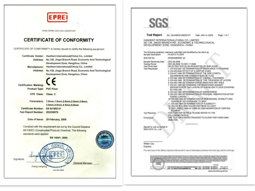 Marble look 18 x 18 vinyl floor tile