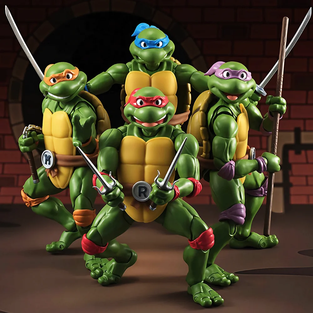 6'' SHF Teenage Mutant Ninja Turtles TMNT Action Figure 4pcs set NIB CHINA VER. 
