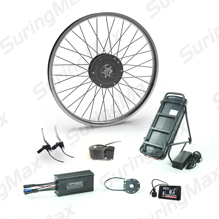 The powerful 500w rear wheel e bike kit 48v brushless electric bicycle motor for mountain