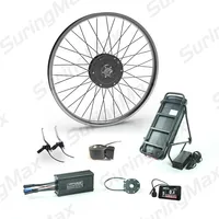 

The powerful 500w rear wheel e bike kit 48v brushless electric bicycle motor for mountain
