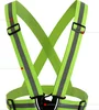 cheap safety fluorescent yellow reflective straps vest for bicycle