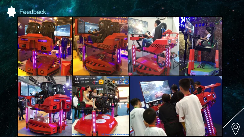 Ce Amusement Park Video 3d Game Machines Vr Racing Motion Driving