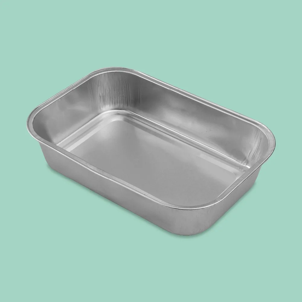 高品质航空公司铝食品托盘一次性铝箔午餐盒