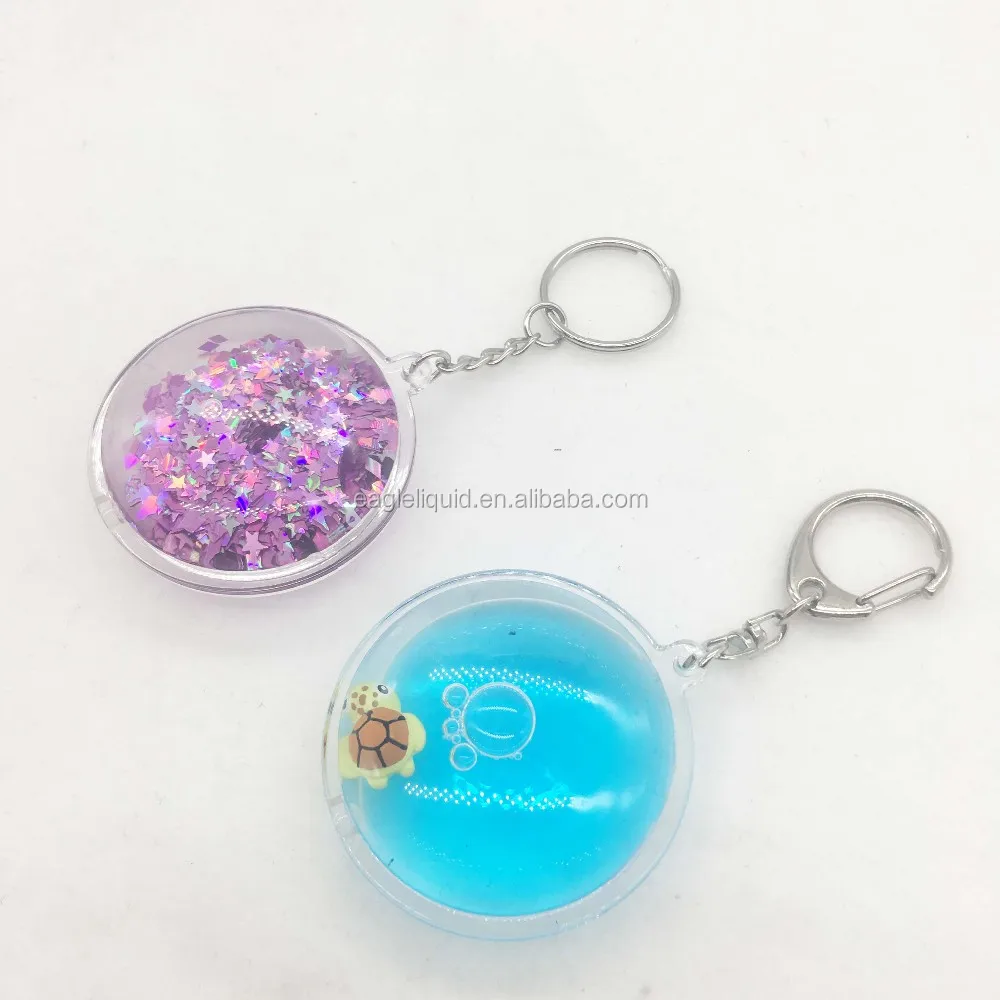 Acrylic Promotion Gift Aqua Floating Keychain Aqua Keyring - Buy Custom ...