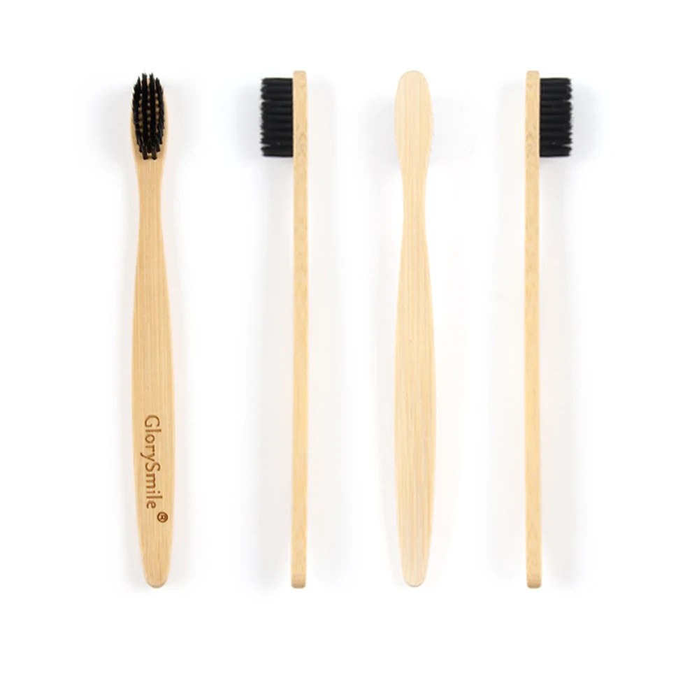 

Eco-friendly Biodegradable Bristles Organic Natural Charcoal Infused Bamboo Toothbrush, Bamboo color