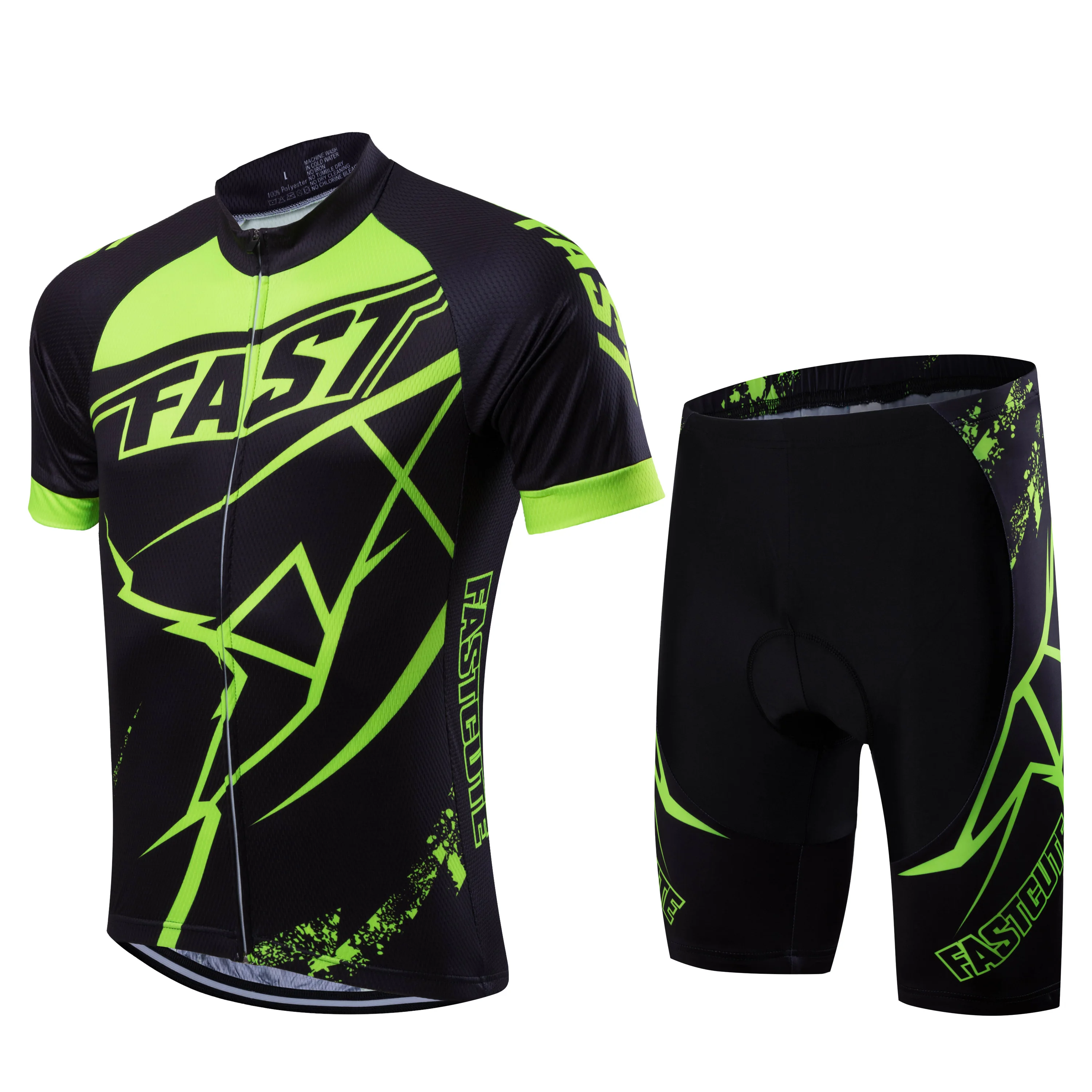 

Grass Green Pro Team Cycling Jersey Set Cheap Short Sleeve Jersey Set Cycling Men