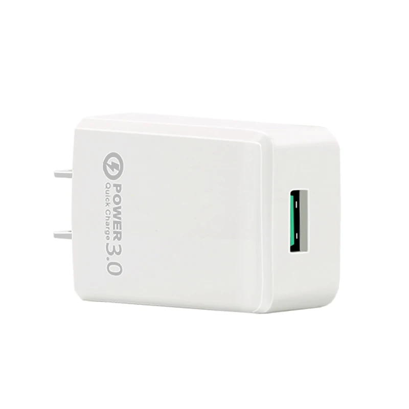 

QC3.0 micro best wallcharger intelligent usb wall charger wall adapter charge with ce certificate for iphonewallcharger, White