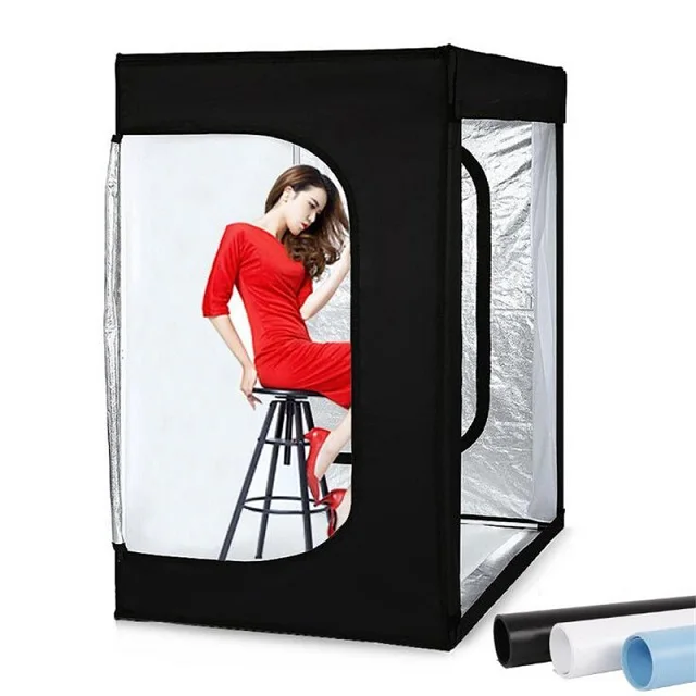 

Dimmable Photography Studio Light Tent Softbox LED Light Photo Box Studio Room, White