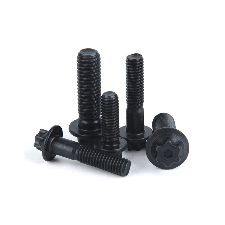 
DIN34801 Hexabular flange bolts Steel wabbler flange screw M2 