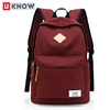 Fashion polyester 14 inch laptop compartment backpack usb charging