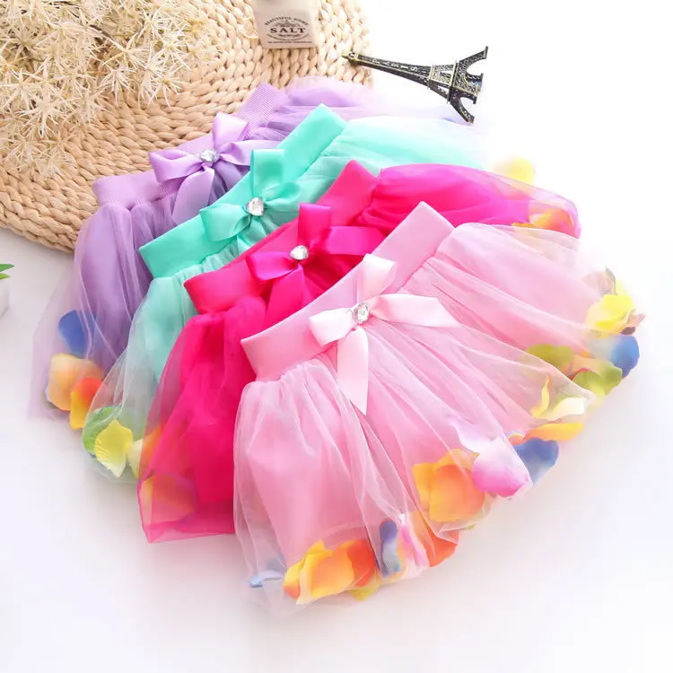 

2017 New Fashion Design Child Colorful Beautiful Tutu Short Skirts, As picture
