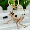 Custom metal tag key chain cute stuffed monkey keychain