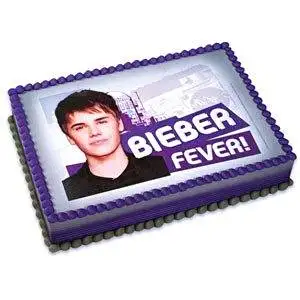 Buy Justin Bieber Fever Cake Decoration Party Image Edible Topper