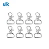 Premium Metal Lobster Claw Clasps - Wide 3/4 Inch 20mm D Ring Swivel Trigger Snap Hooks