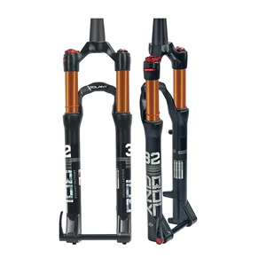 wholesale suspension mountain 27.5 inch bicycle fork air pressure thru axle bike fork