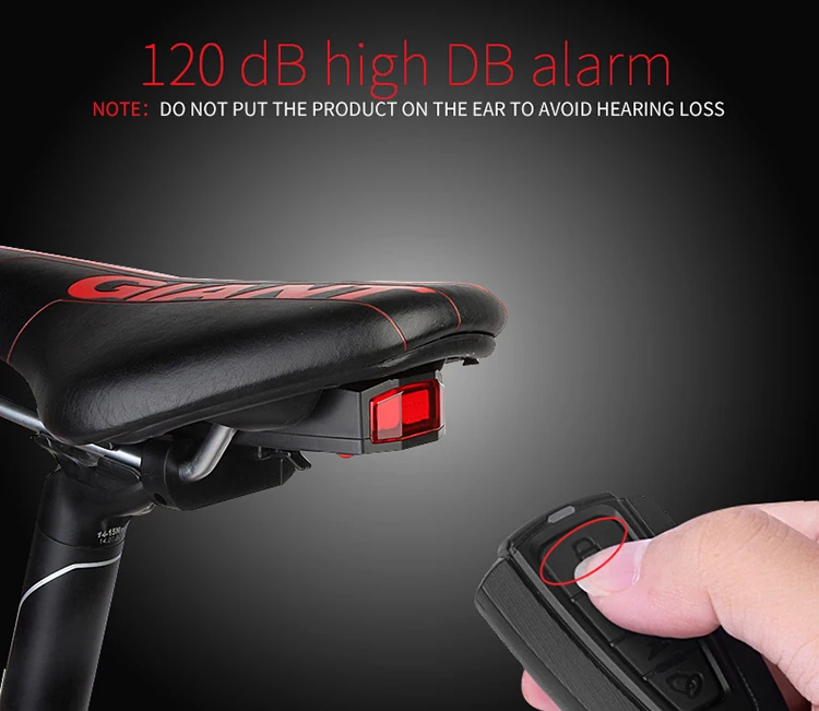 anti theft bike lights