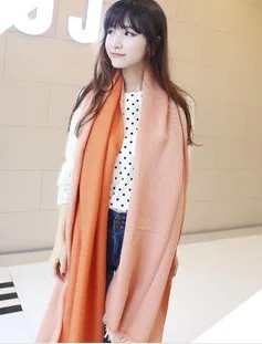 D60522A AUTUMN AND WINTER HIGH-GRADE COTTON TWILL SIDES SHAWL FRINGED SCARVES
