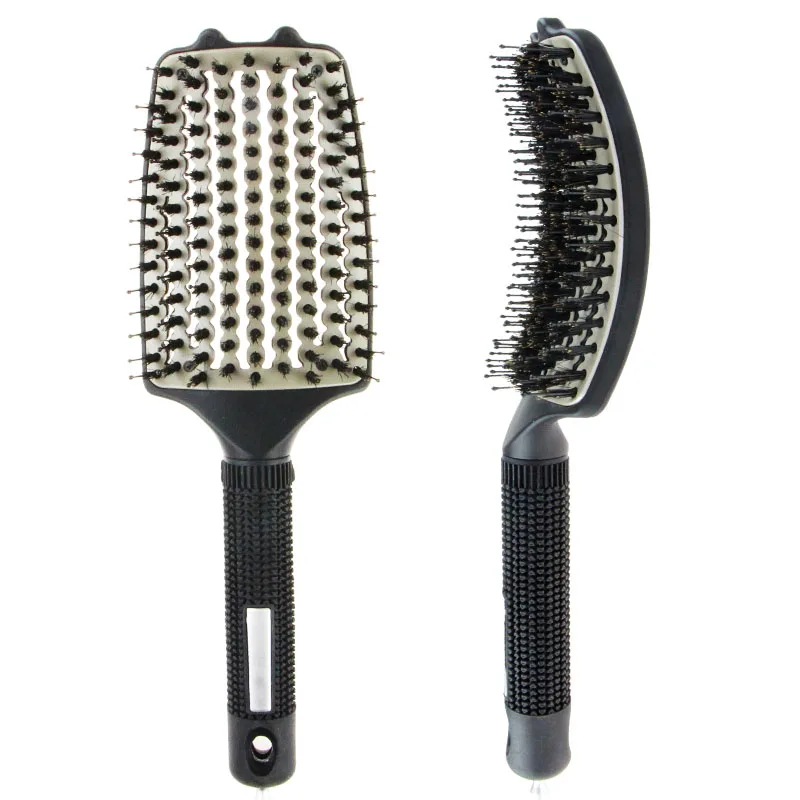 

Masterlee Brand Piece Professional Hair Care Ribs Comb Women Wet Hair Brush Massage Hair Comb Styling Tool Hairbrush, Black