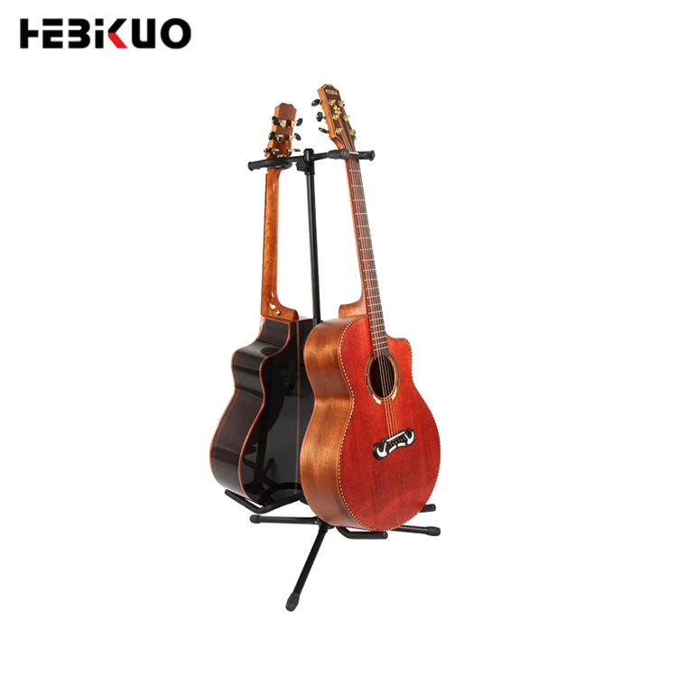 

J-32 HEBIKUO High quality Iron +plastic+sponge acoustic guitar stand 2 guitar rack