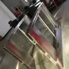 The security level of this Speed Gate can be increased with 1800mm glass