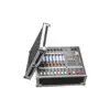 Audio powered mixing console on sale PMF-8 power mixer mixing console with power amplifier active mixer from manufacturer