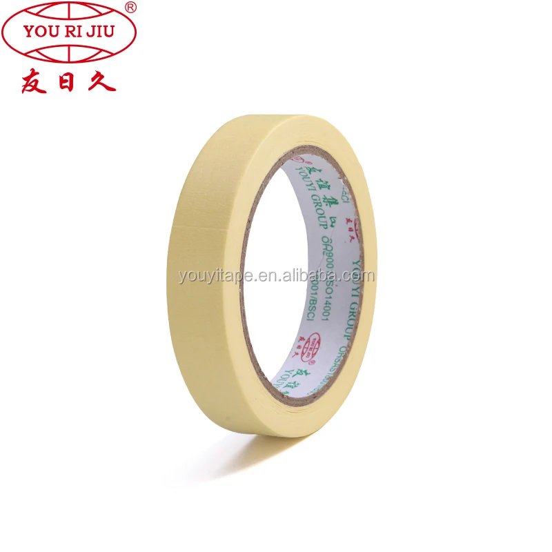 Excellent Pliability Crepe Paper Silicon Adhesion Masking Tape