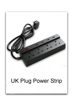 US/EU/UK Stanard USB Power Strip Travel Charger Micro USB Power Socket 4 Ports